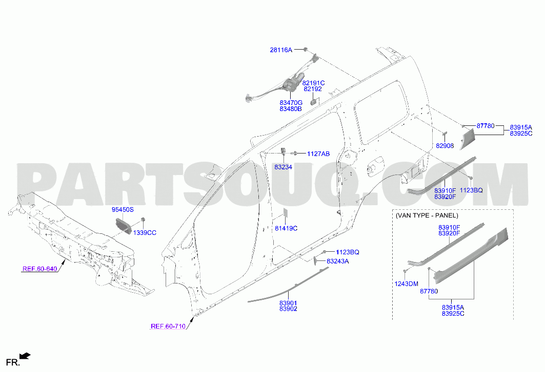 TRIM | Hyundai STARIA 21 (2021-) 2021 EUR | Parts Catalogs | PartSouq