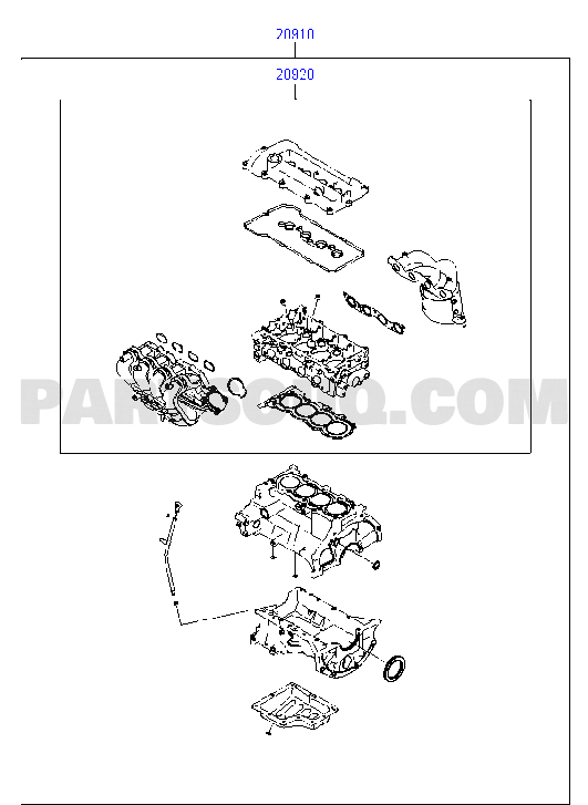 ENGINE | Hyundai i20/BAYON 21 (2020-) 2020 EUR | Parts Catalogs 