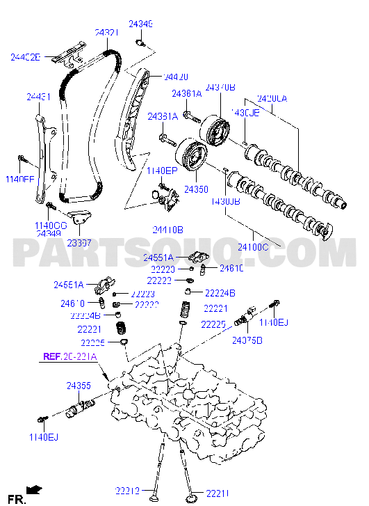 ENGINE | Hyundai i20/BAYON 21 (2020-) 2020 EUR | Parts Catalogs 