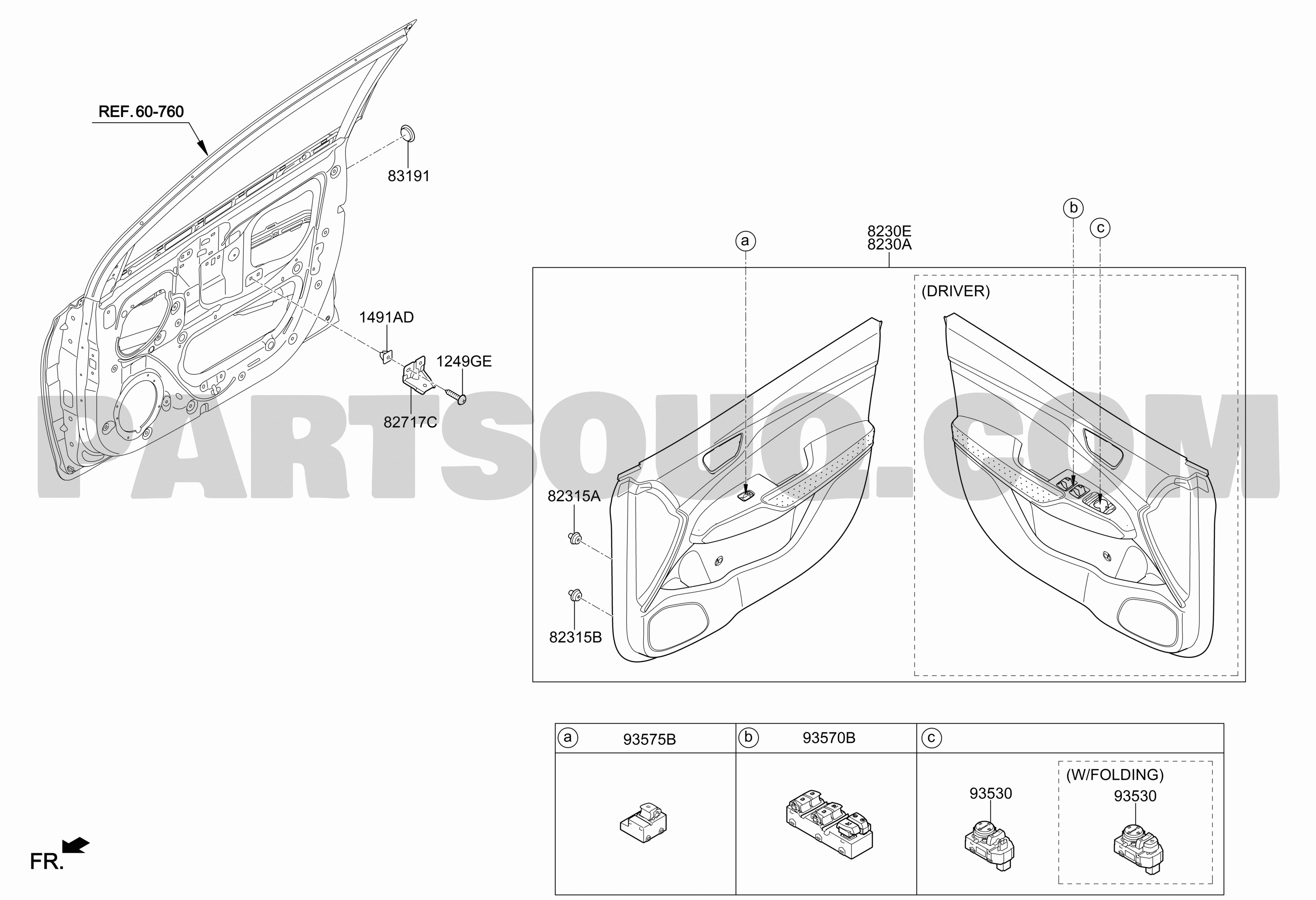 HYUNDAI Accent 26.12.2018 FRONT DOOR TRIM
