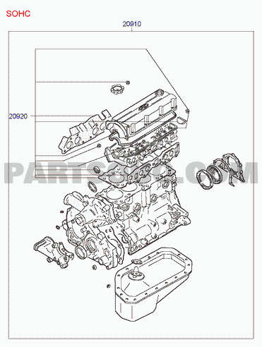 色々な ENGINE (1998-2002 98 SANTAMO H | KIT GASKET OVERHAUL その他