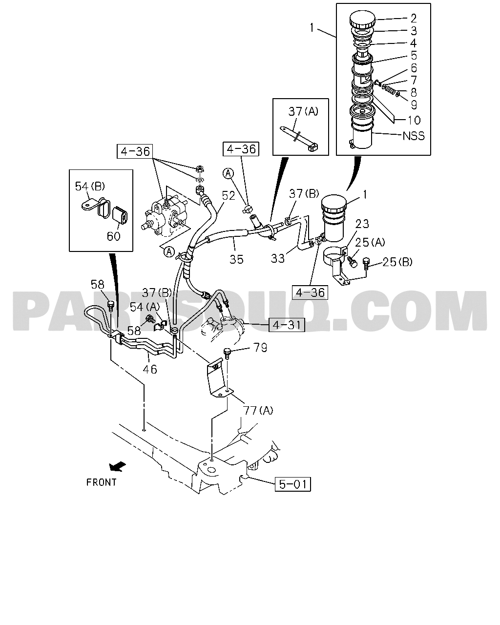 4. Propeller Shaft, Axles, Steering, Suspension | Isuzu TFR/TFS-LHD ...