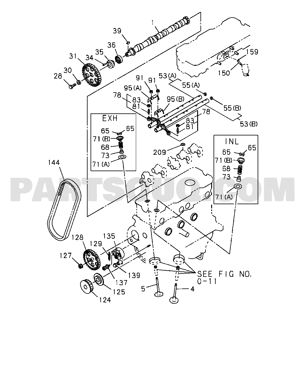 ISUZU UBS-RHD SUV 0-14 - CAMSHAFT AND VALVE, 4ZE1 ENG