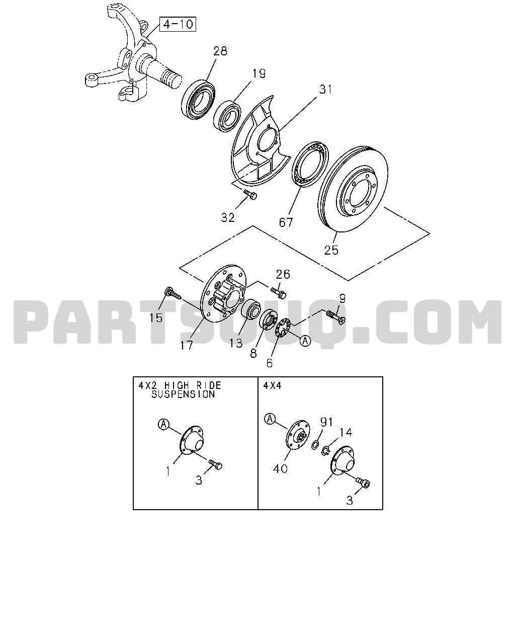 4. Propeller Shaft, Axles, Steering, Suspension | Isuzu TFR/TFS ...