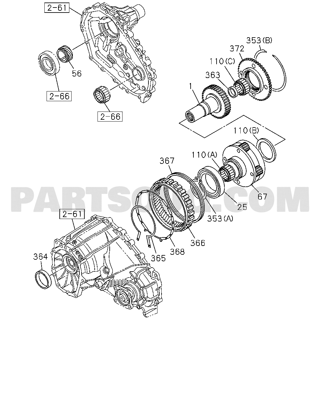 2. Clutch, Transmission, Trans Axle | Isuzu TFR/TFS(INDIA) PICKUP