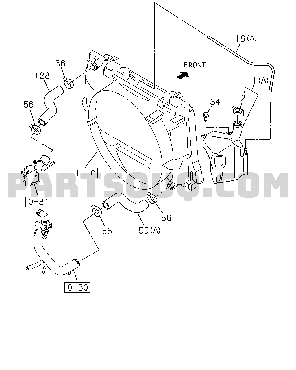 1. Fuel Tank, Cooling, Air Intake, Exhaust System Isuzu TFR/TFS