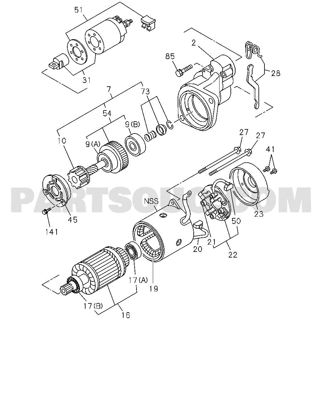 0-65 - STARTER | Isuzu TFR/TFS(MALAYSIA) PICKUP TF | Parts