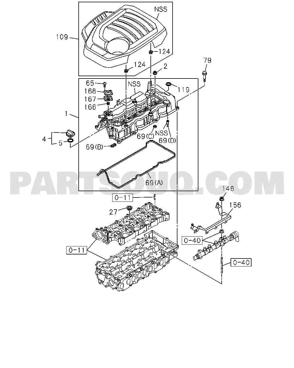0-10 - CYLINDER HEAD COVER, RZ4E | Isuzu TFR/TFS LHD PICKUP TF