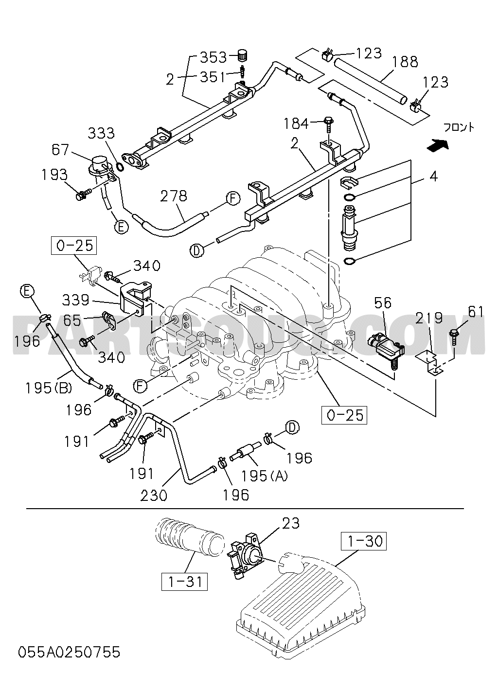 ECGI ｼｽﾃﾑ ﾏﾀﾊ ｺﾓﾝ ﾚｰﾙ | Isuzu ﾋﾞｯｸﾞﾎｰﾝ 50755 UBS | Parts
