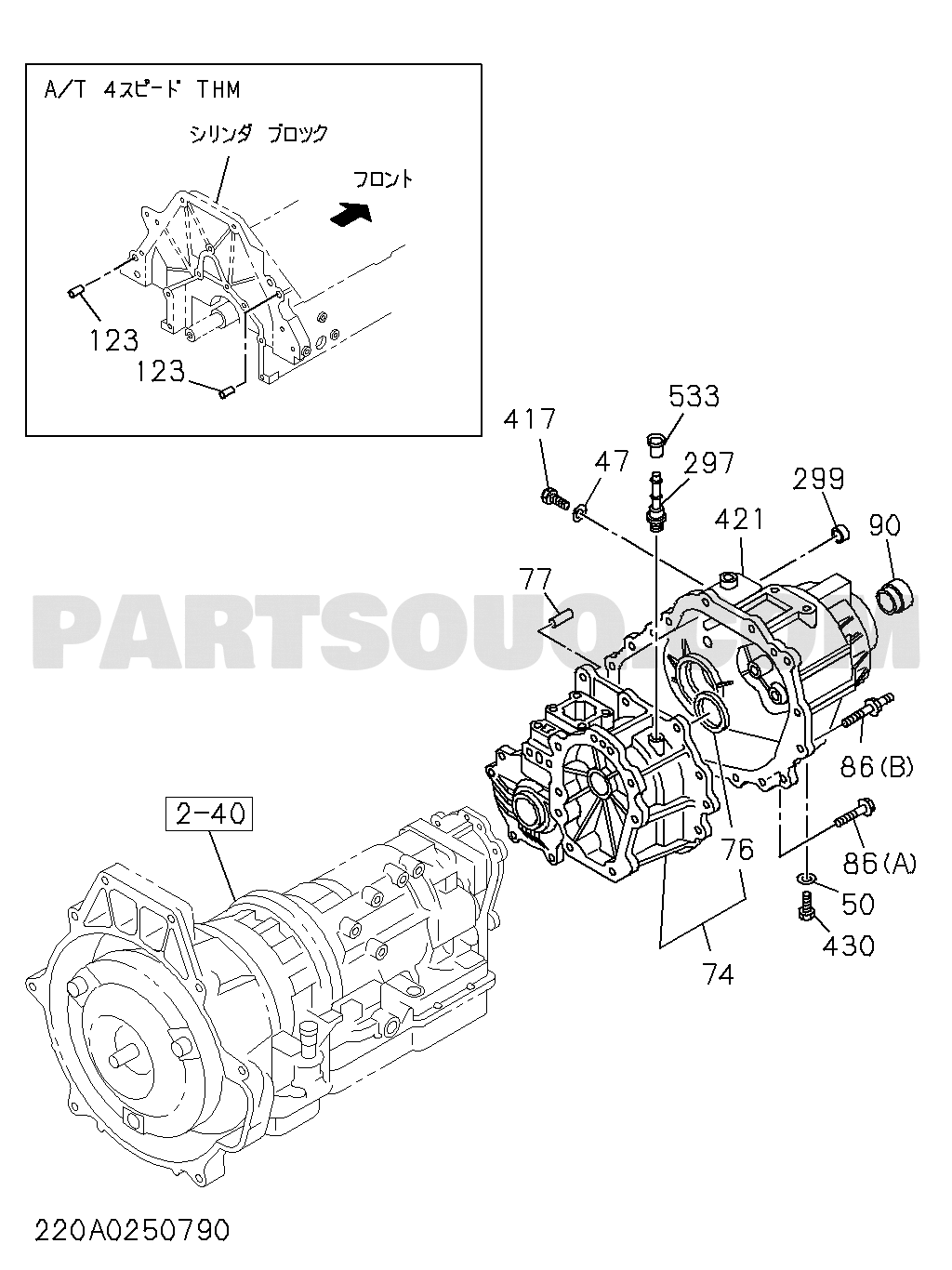 MANUAL TRANSMISSION ASM AND CASE | Isuzu ｳｨｻﾞｰﾄﾞ/ｳｨｻﾞｰﾄﾞ ｱﾗｲﾌﾞ