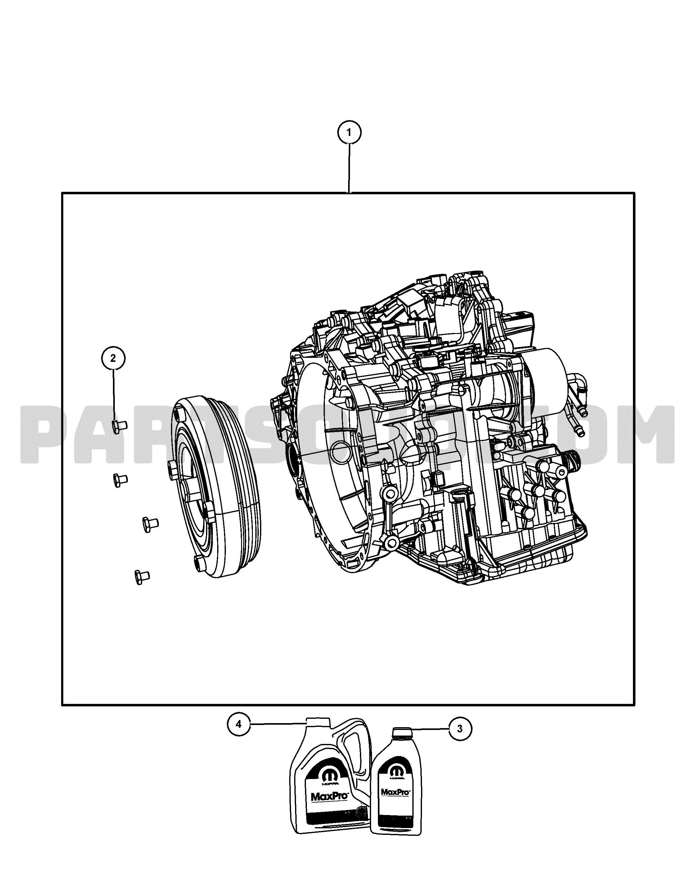 21DD7 T355; 5-SPEED; MANUAL TRANSAXLE | Jeep MK - JEEP COMPASS