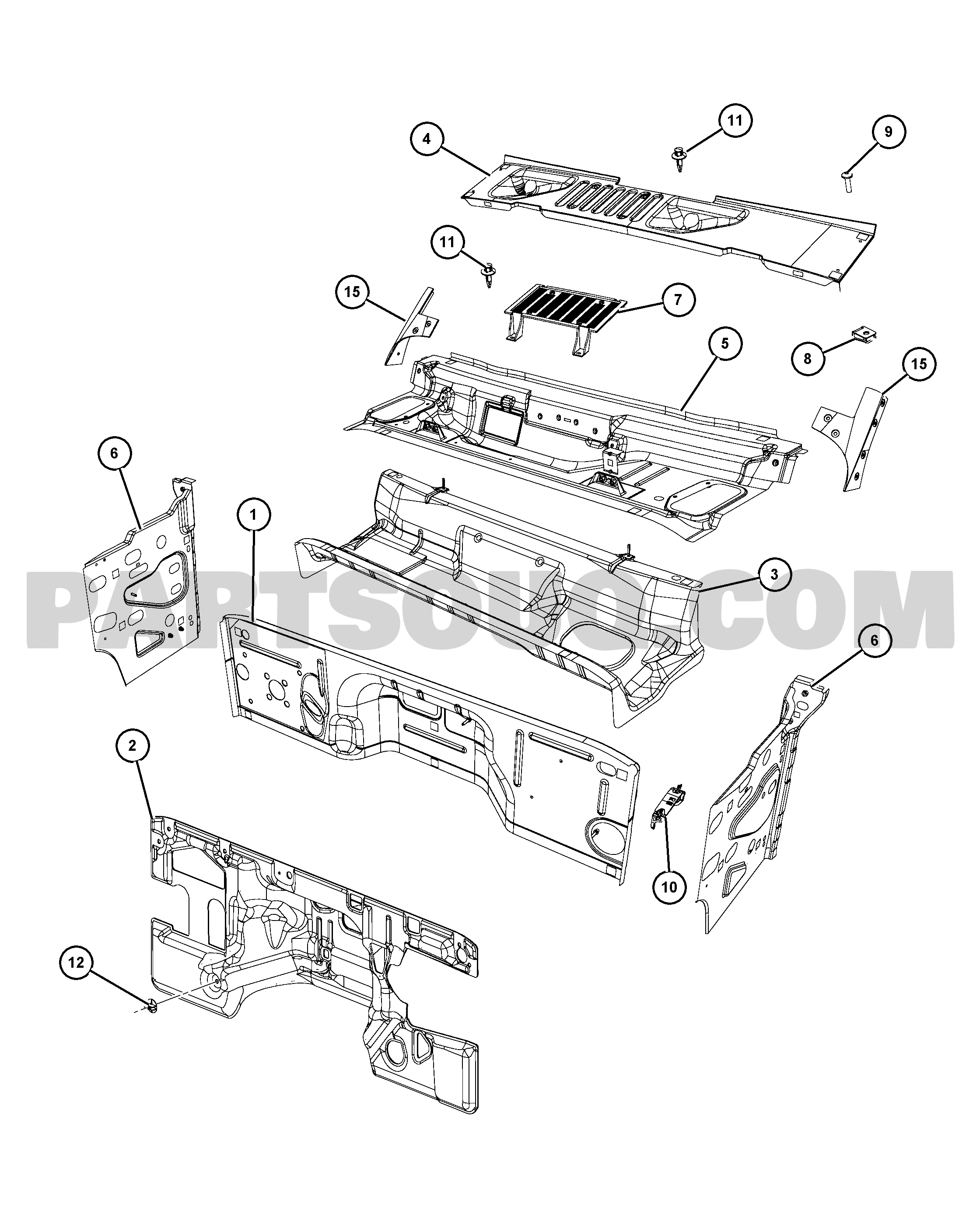 Jeep clearance dash parts