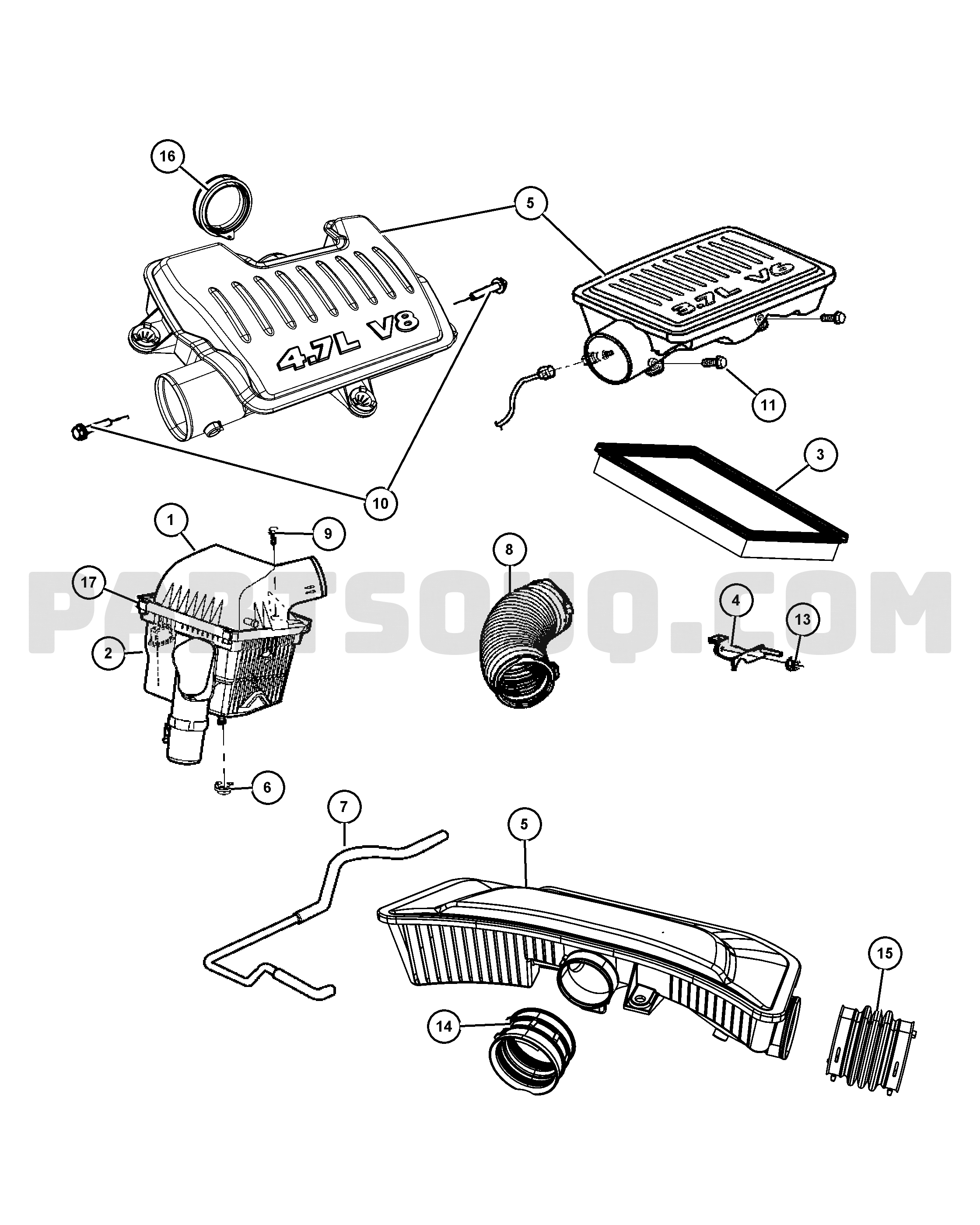 14 FUEL | Jeep XK - JEEP COMMANDER CANADA 09XK | Parts Catalogs 