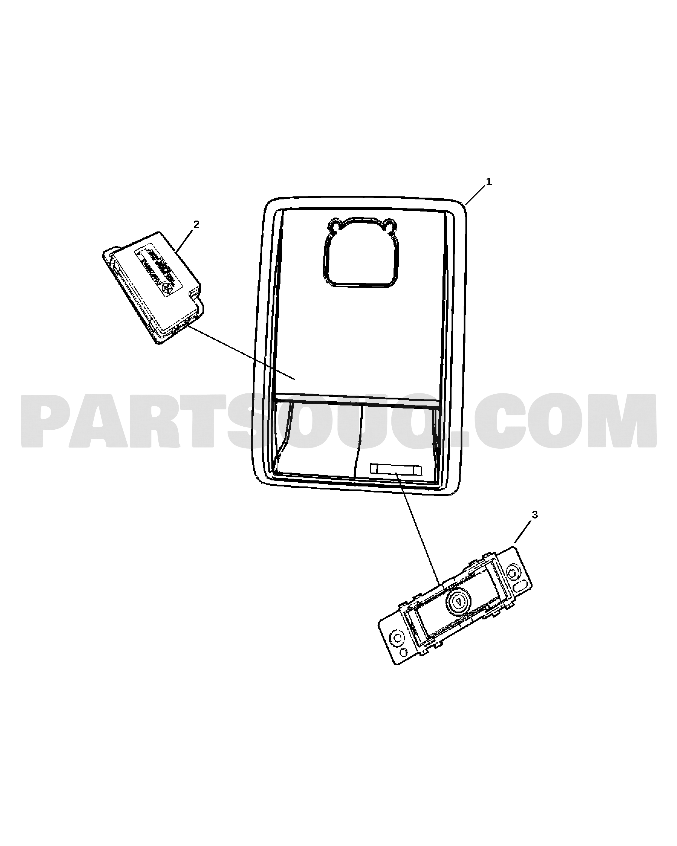 3348b Key Module KEYS, MODULES AND ENGINE CONTROLLERS | Jeep COMMANDER JEEP COMMANDER ...