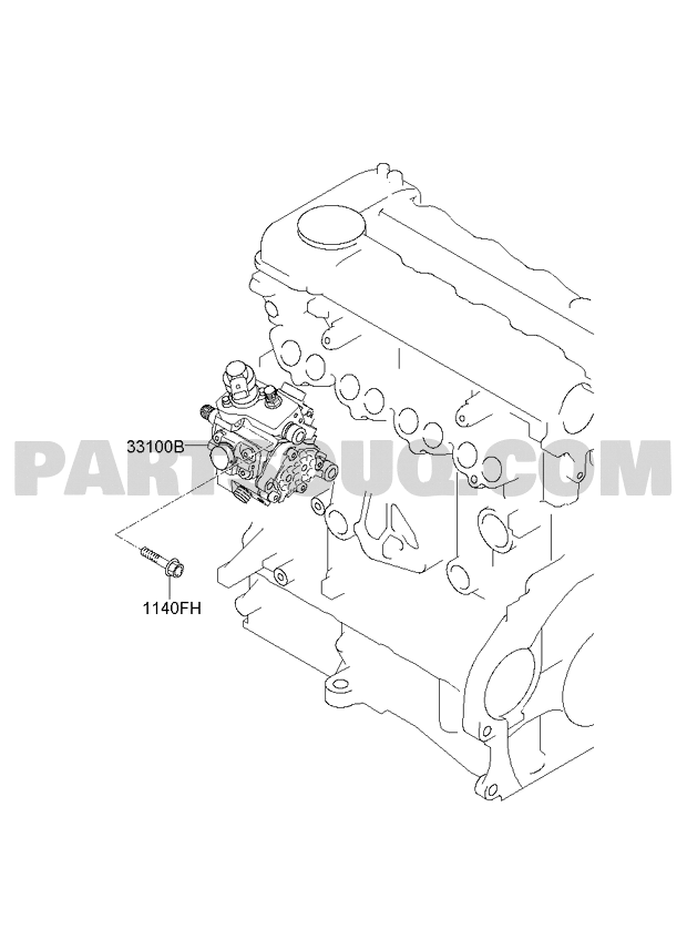 KIA CEED 10 (2010-) U5YHB816LCL217968 FUEL INJECTION PUMP