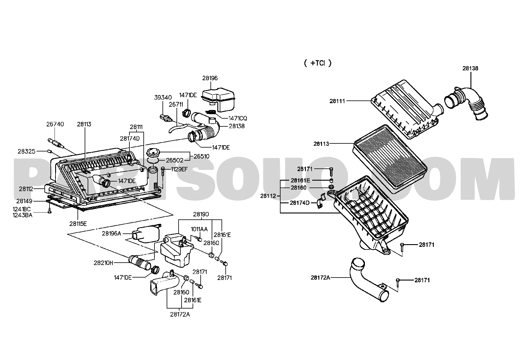 AIR CLEANER | K Visto Visto Passenger | Parts Catalogs | PartSouq