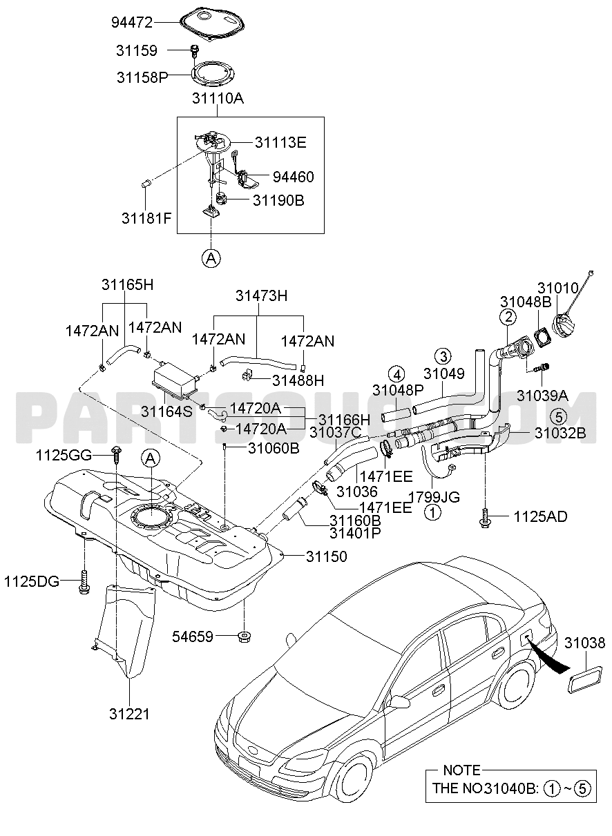 ENGINE Kia Pride Pride Passenger Parts Catalogs PartSouq
