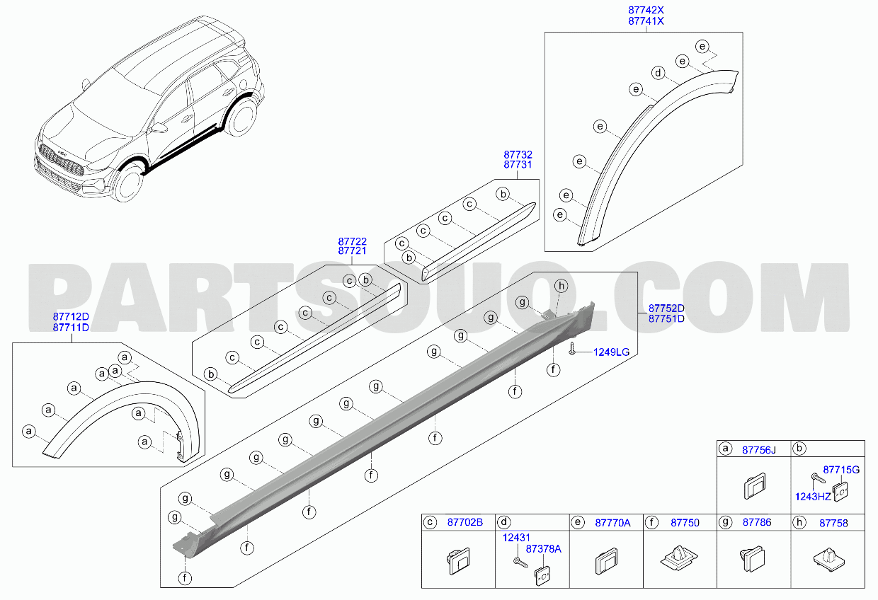 TRIM | Kia NIRO PLUS 22 (2022-2023) 2022 2023 | Parts Catalogs