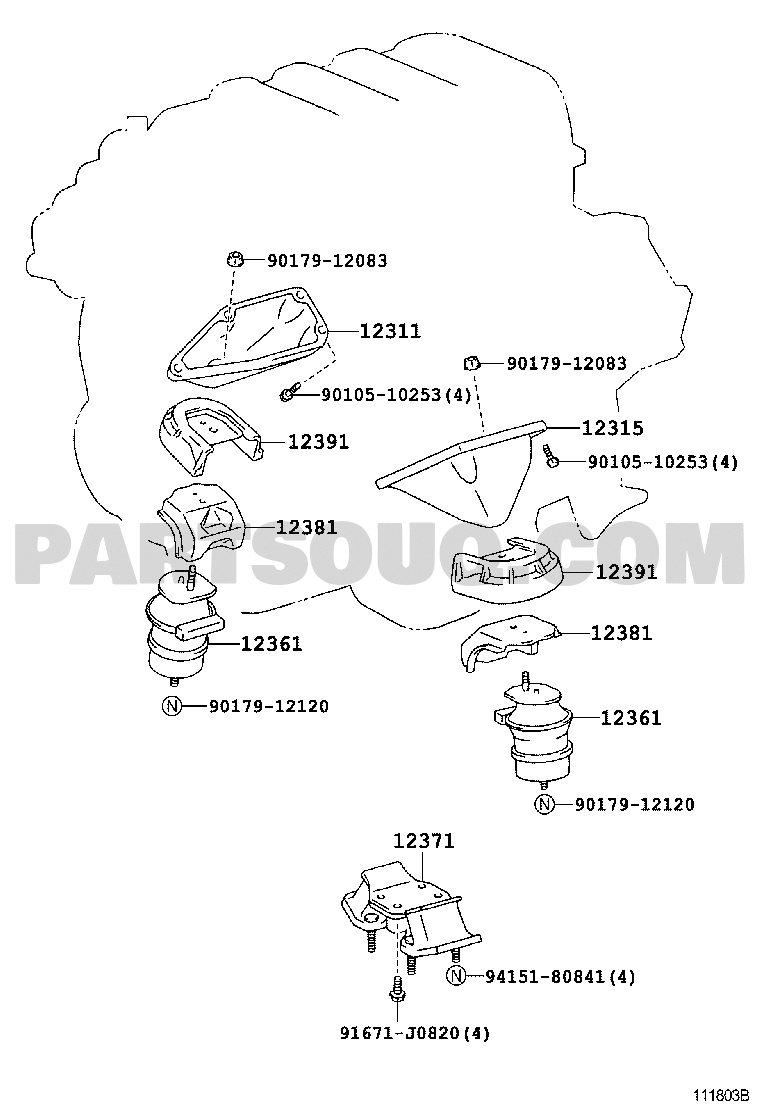 Engine/Fuel/Tool Lexus LEXUS LS430 UCF30LAEAGKK UCF30 Parts Catalogs