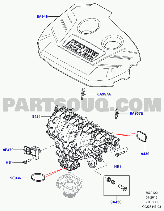 Inlet manifold store range rover sport