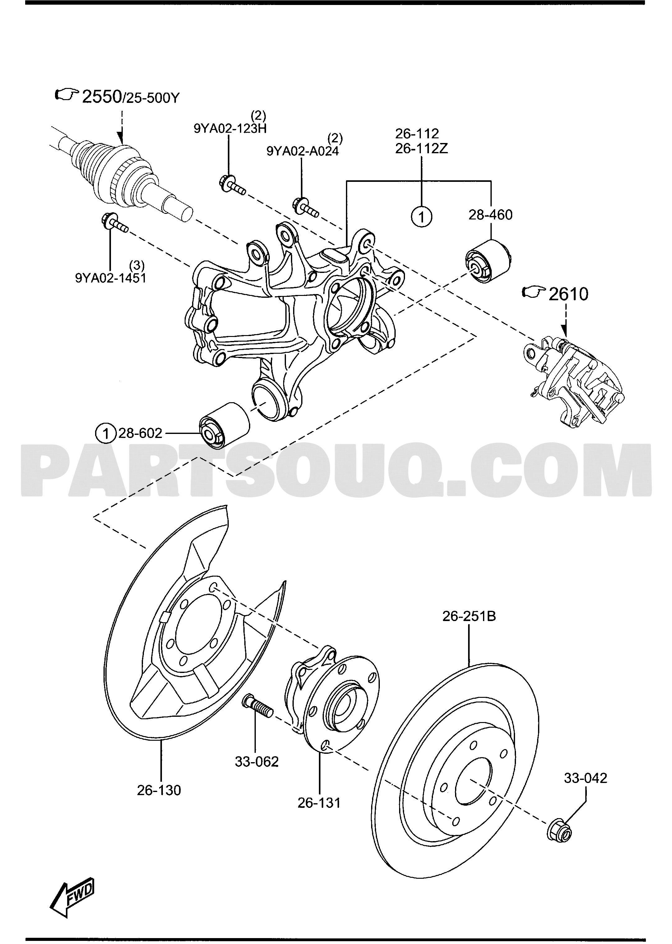 2. CHASSIS AXLE SUSPENSION,BRAKE & STEERING | Mazda CX-5 Canada