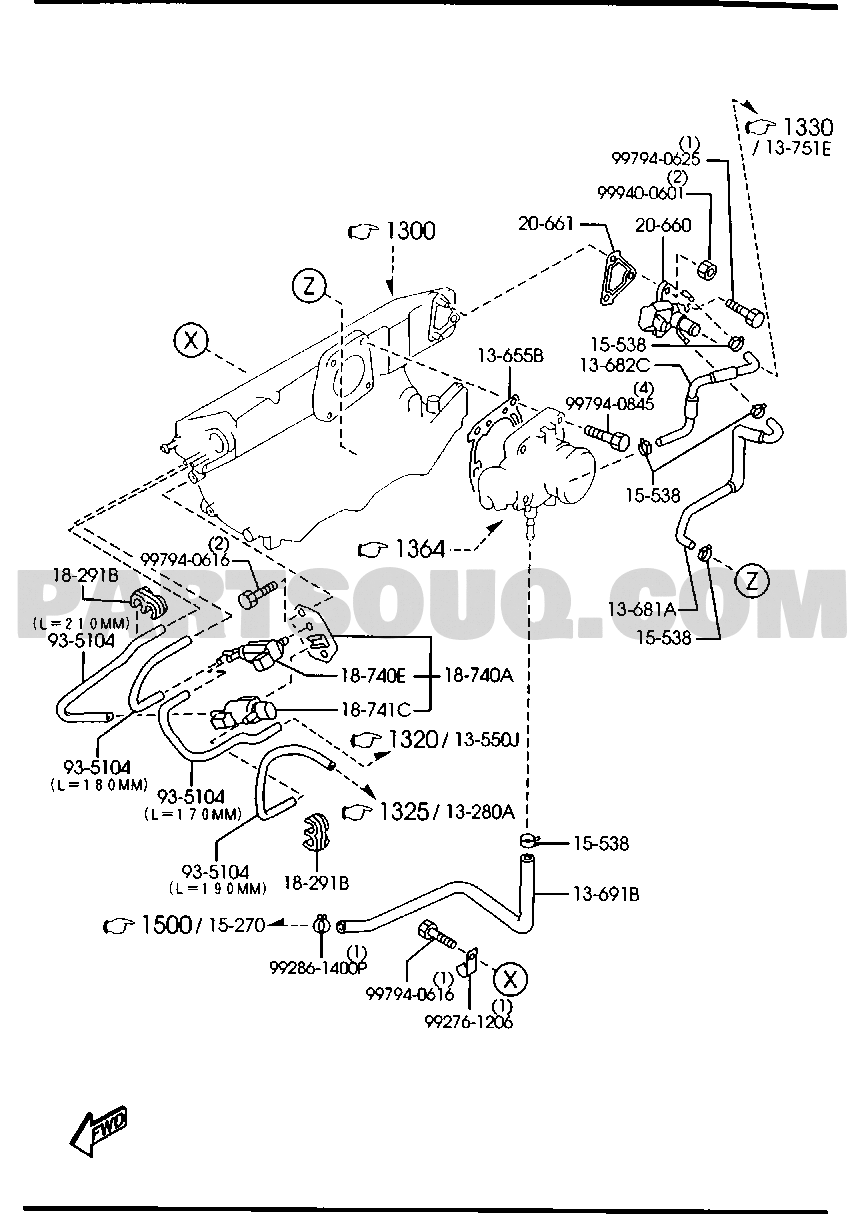1. GASOLINEENGINE 4CYLINDER SUPPLEMENT Mazda E2000 Europe 08.1999