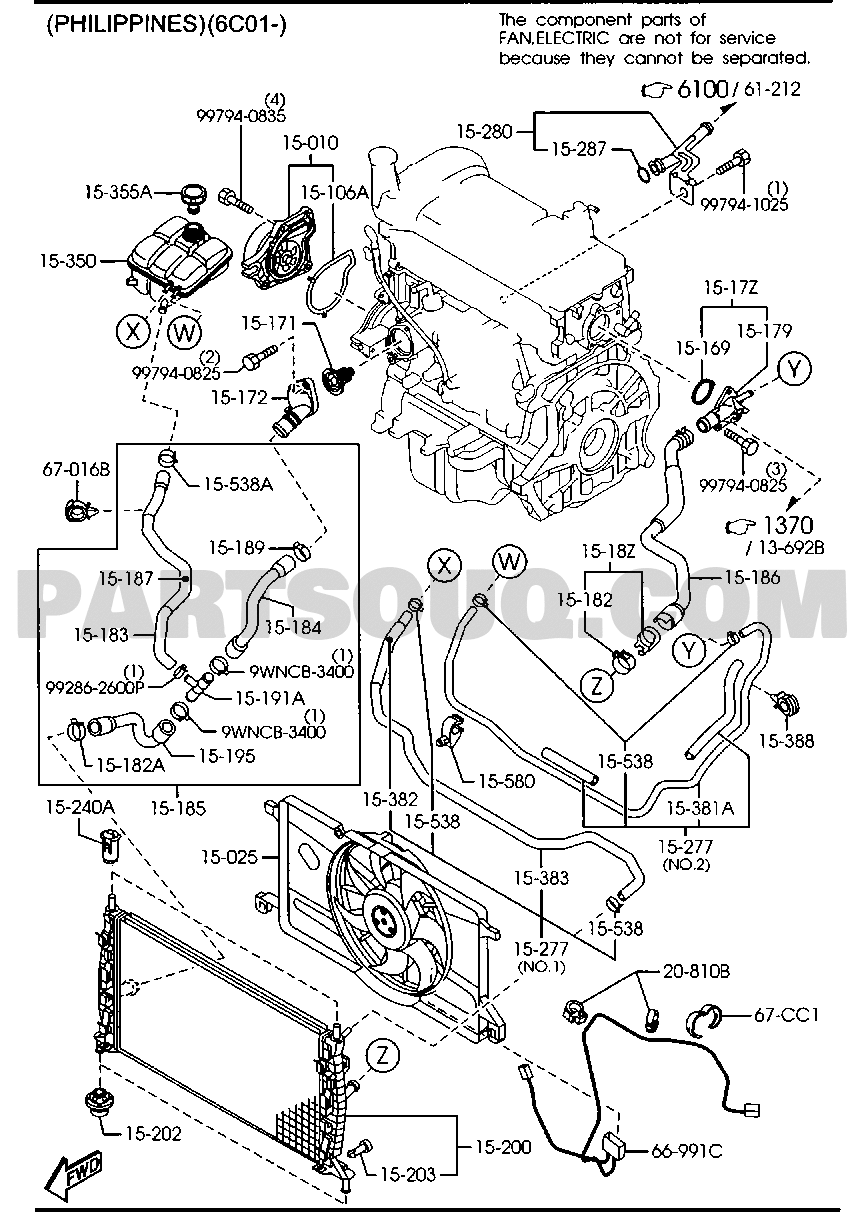 COOLING SYSTEM (1600CC) [02/02]