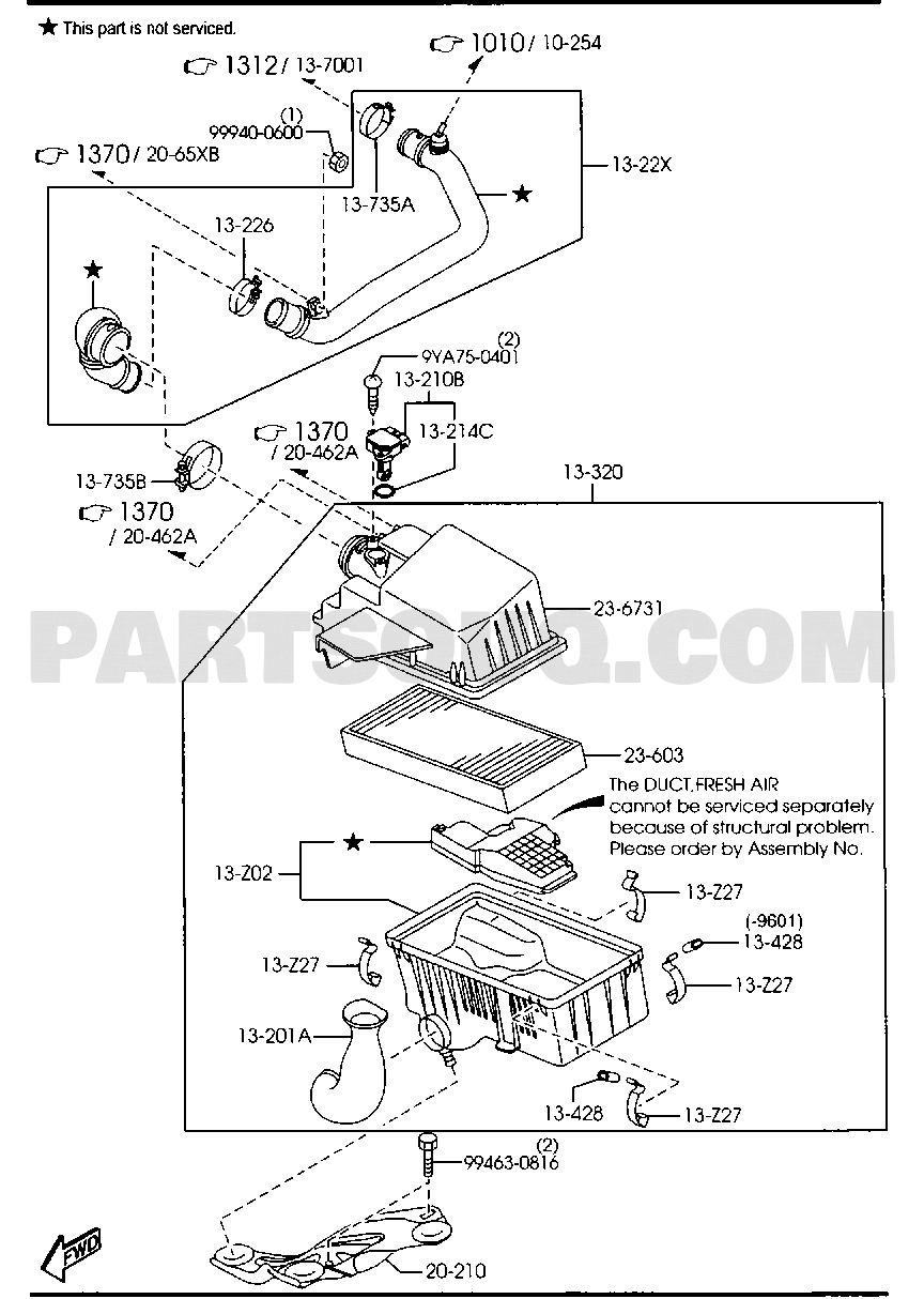 1. DIESEL-ENGINE SUPPLEMENT | Mazda 6 Europe 08.2007 | Parts