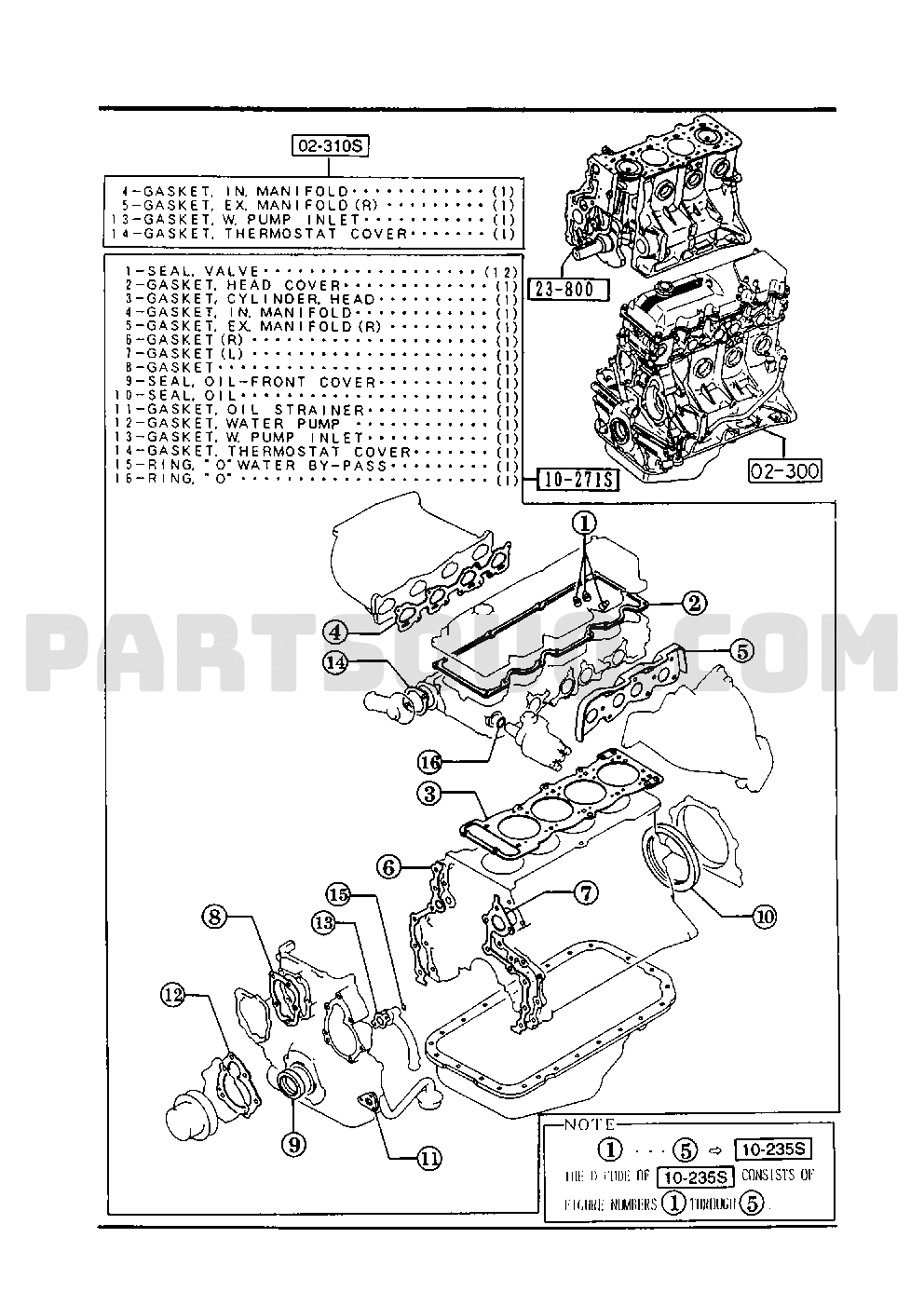 まし様へ♥4/26 1. GASOLINE-ENGINE 4-CYLINDER & TRANSMISSION | Mazda B1600