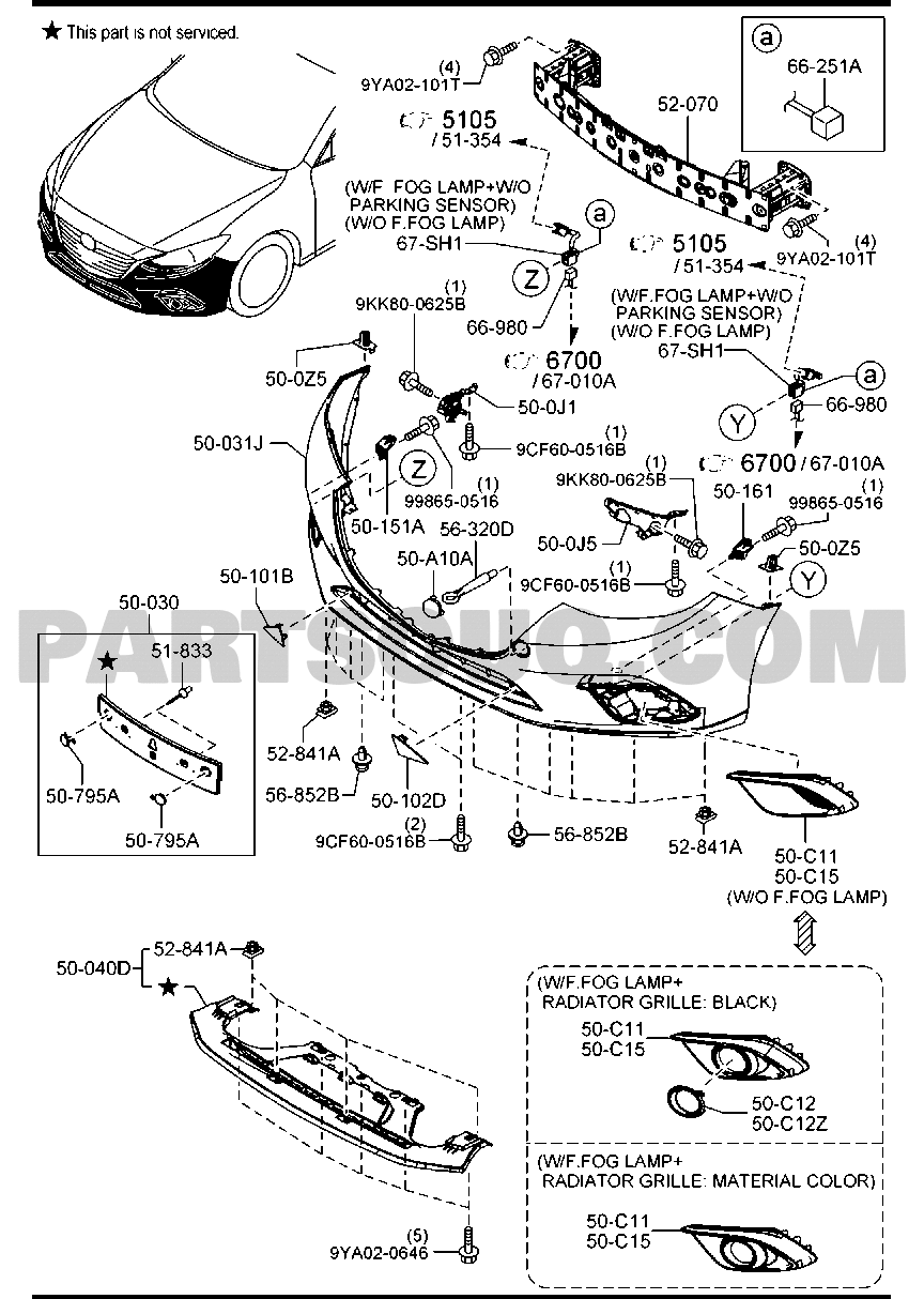 3 body exterior trim mazda 3 general china 09 2014 parts catalogs