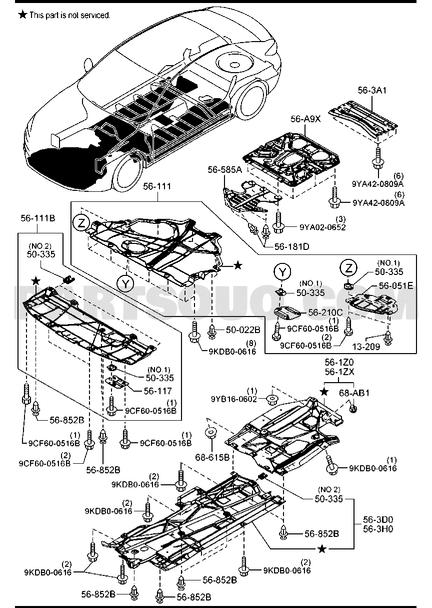3. BODY EXTERIOR TRIM | Mazda 3 AXELA General/China 04.2014