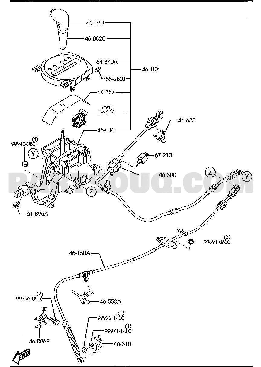 1. 4-CYLINDER - ENGINE & TRANSMISSION | Mazda Verisa Japan 07.2006