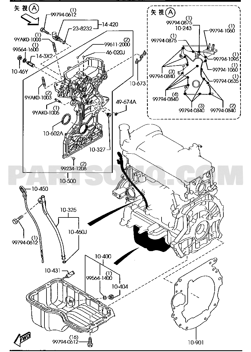 玄ページ 1. 4-CYLINDER - ENGINE & TRANSMISSION | Mazda AXELA ｾﾀﾞﾝ 4-ﾄﾞｱ