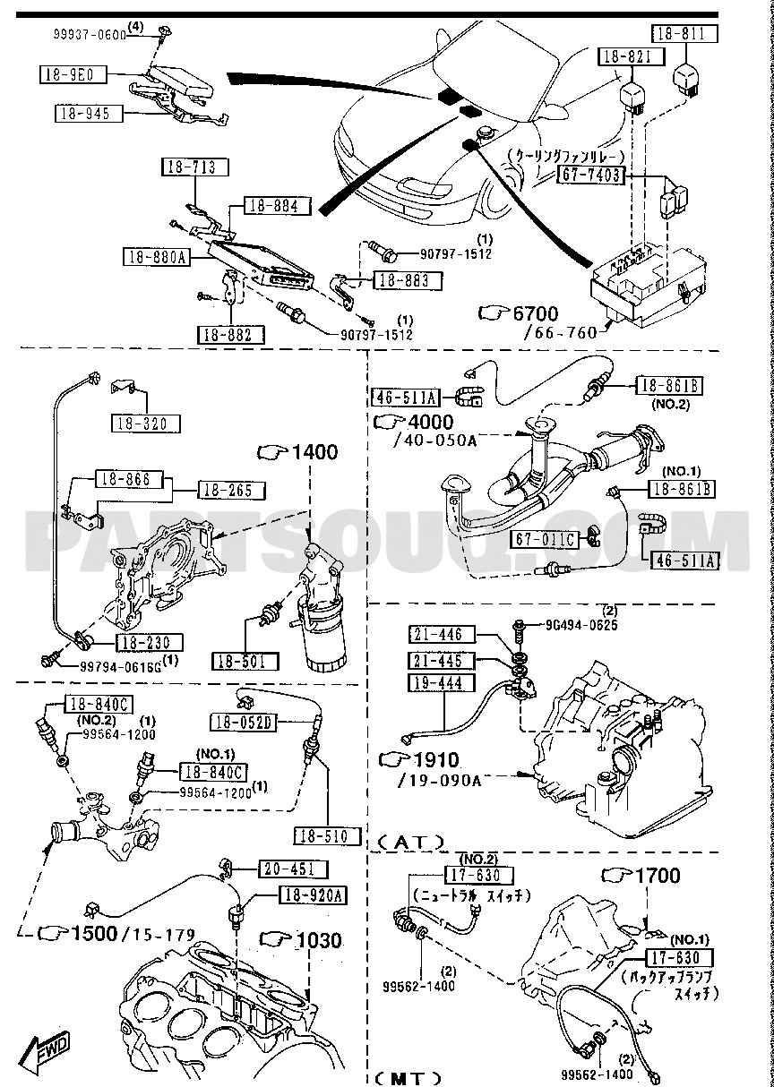 kuriaki様 確認用 3. ELECTRICAL | Mazda MX-6 Japan 11.1991 | Parts Catalogs | PartSouq