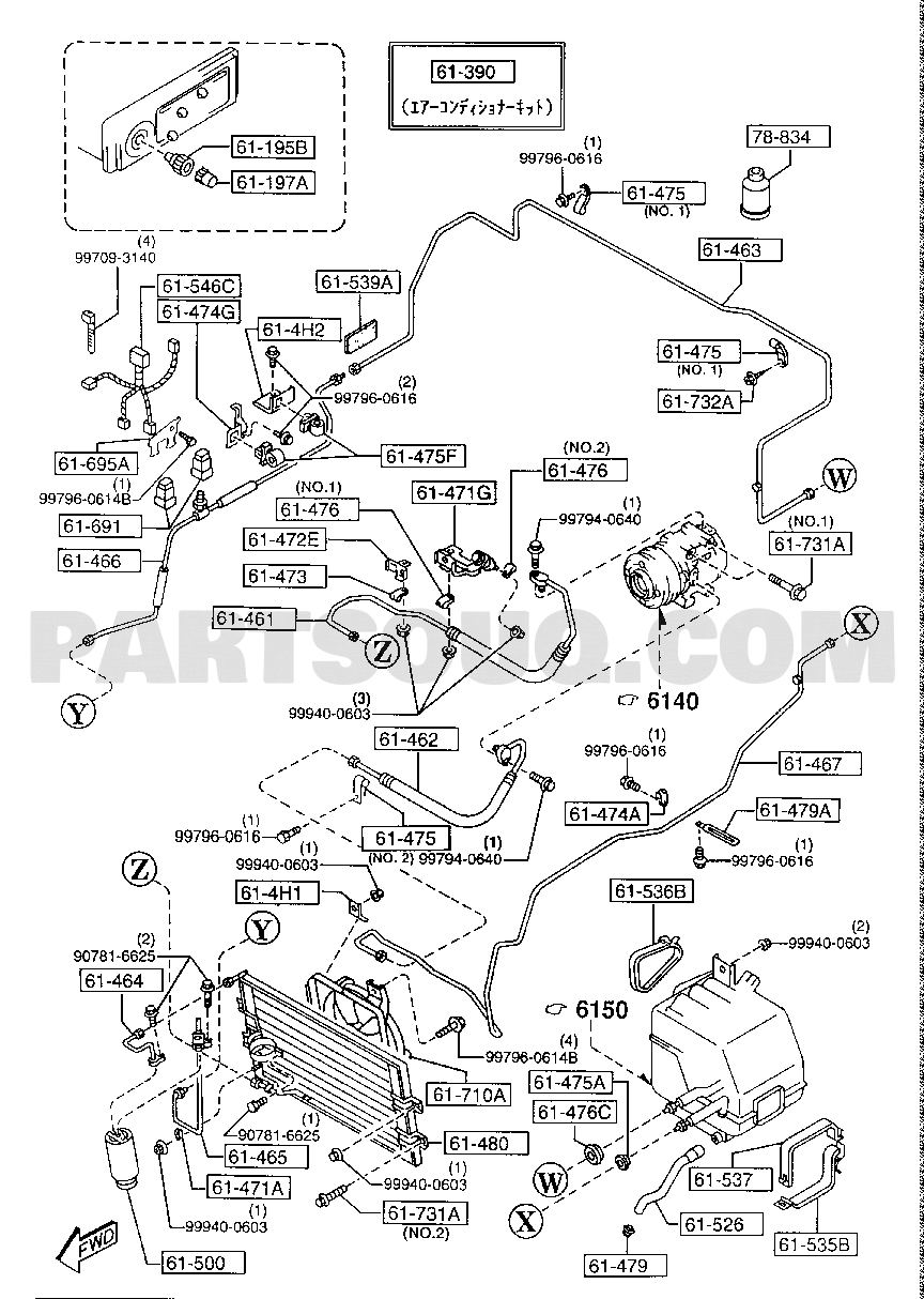 3. BODY (DASHBOARD & SWITCH) | Mazda Roadster Japan 08.1995