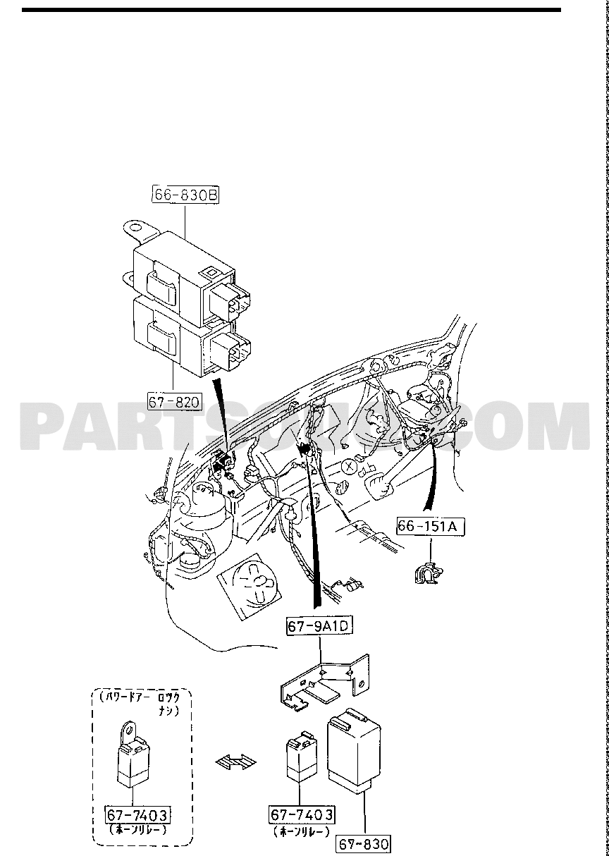 3. ELECTRICAL | Mazda Bongo Brawny Japan 03.1990 | Parts Catalogs