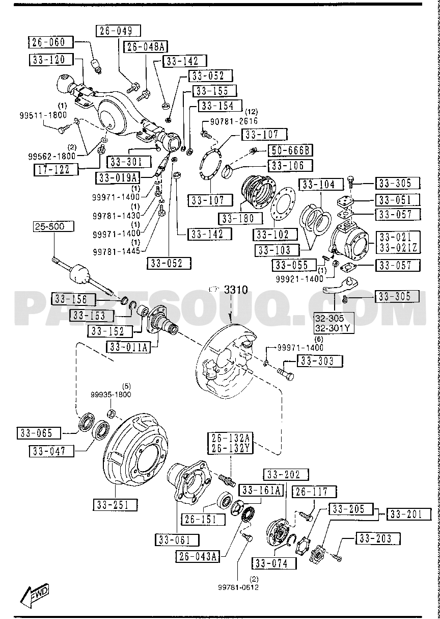 2. CHASSIS (AXLE AND BRAKE SYSTEM) | Mazda Until Titan specially