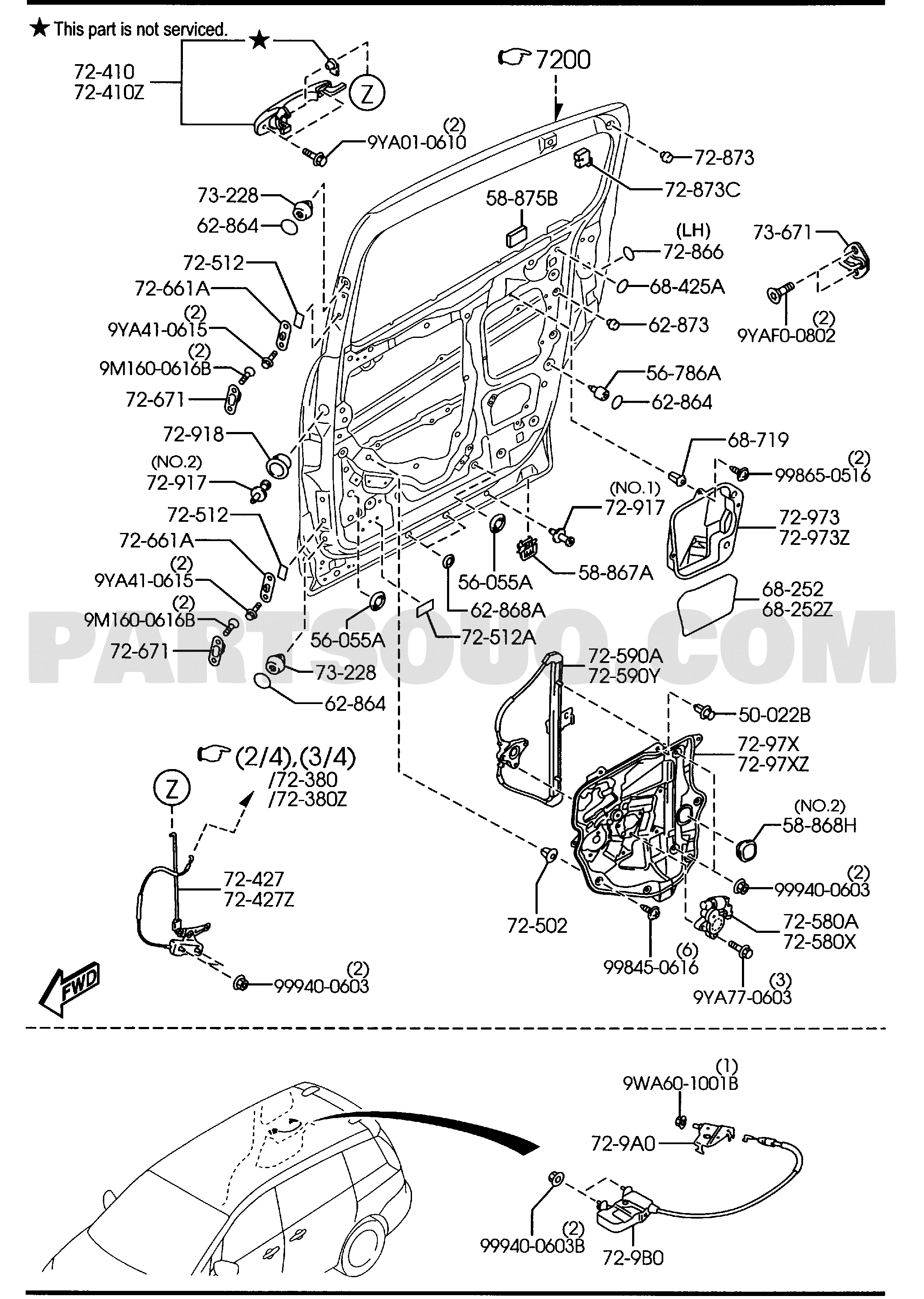 BODY INTERIOR TRIM | Mazda 5 2010 AUCV02 | Parts Catalogs | PartSouq
