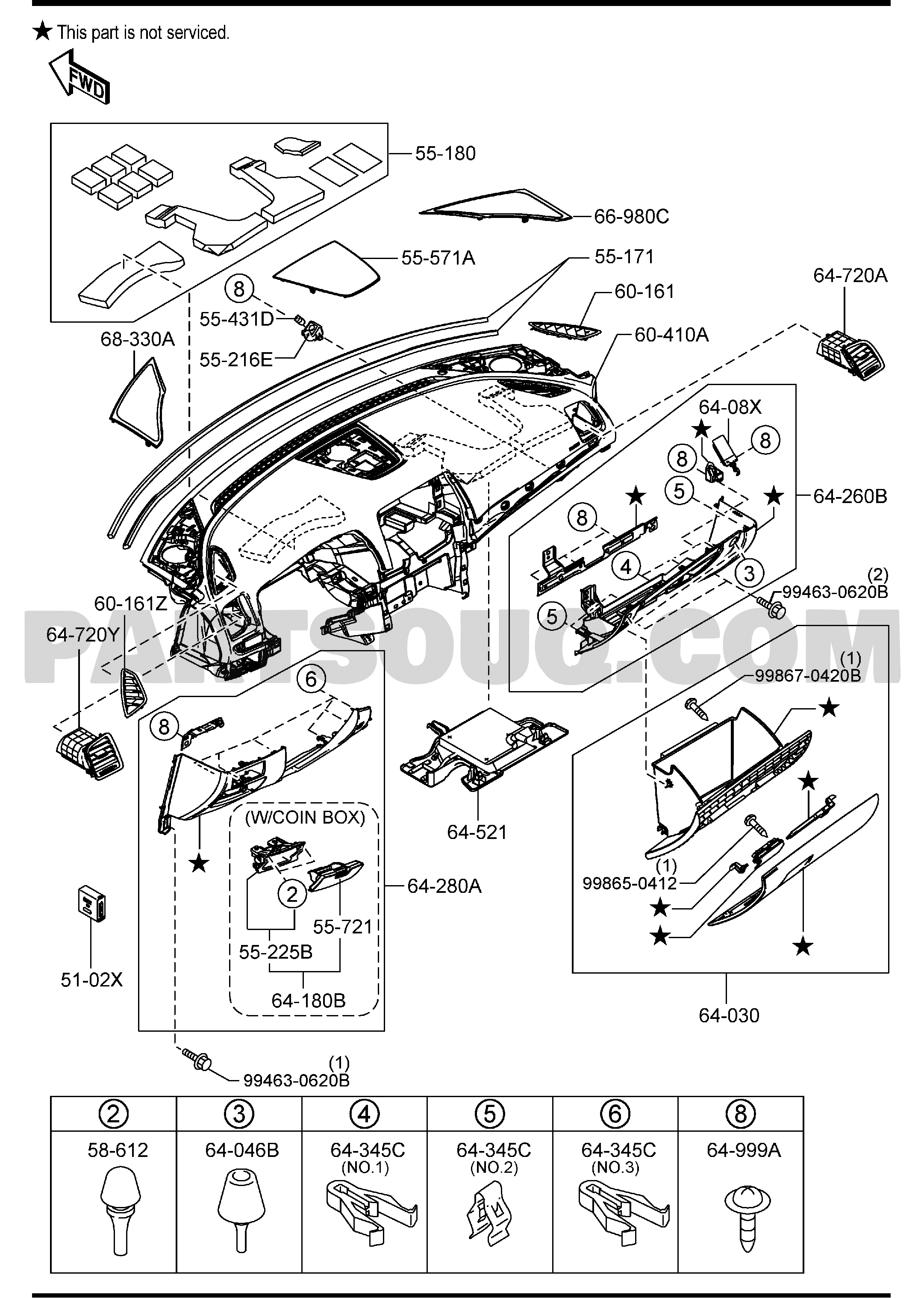 Dash parts outlet