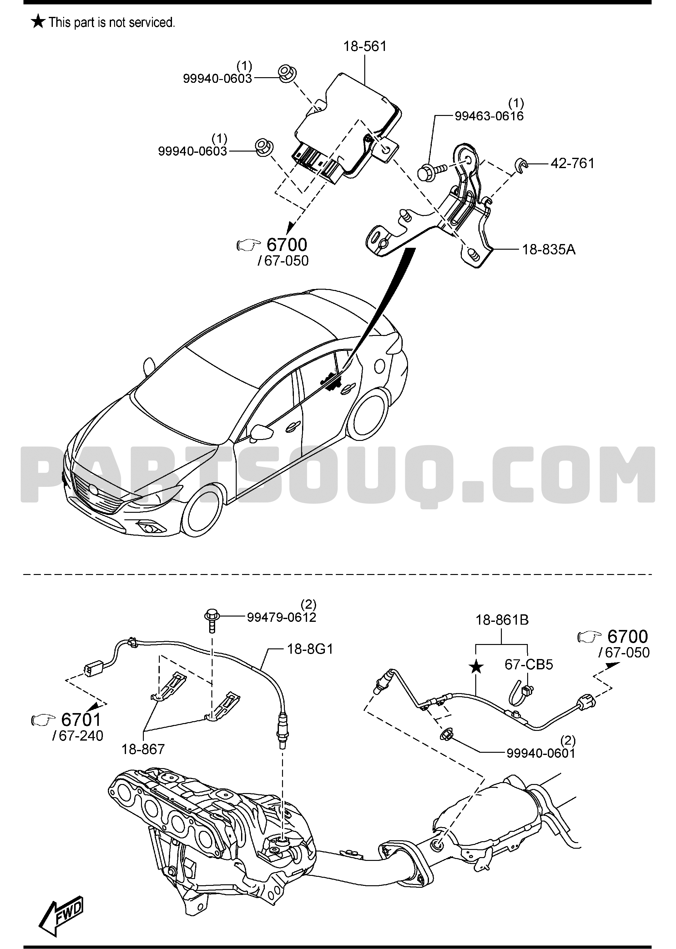 Mazda 3 parts store list