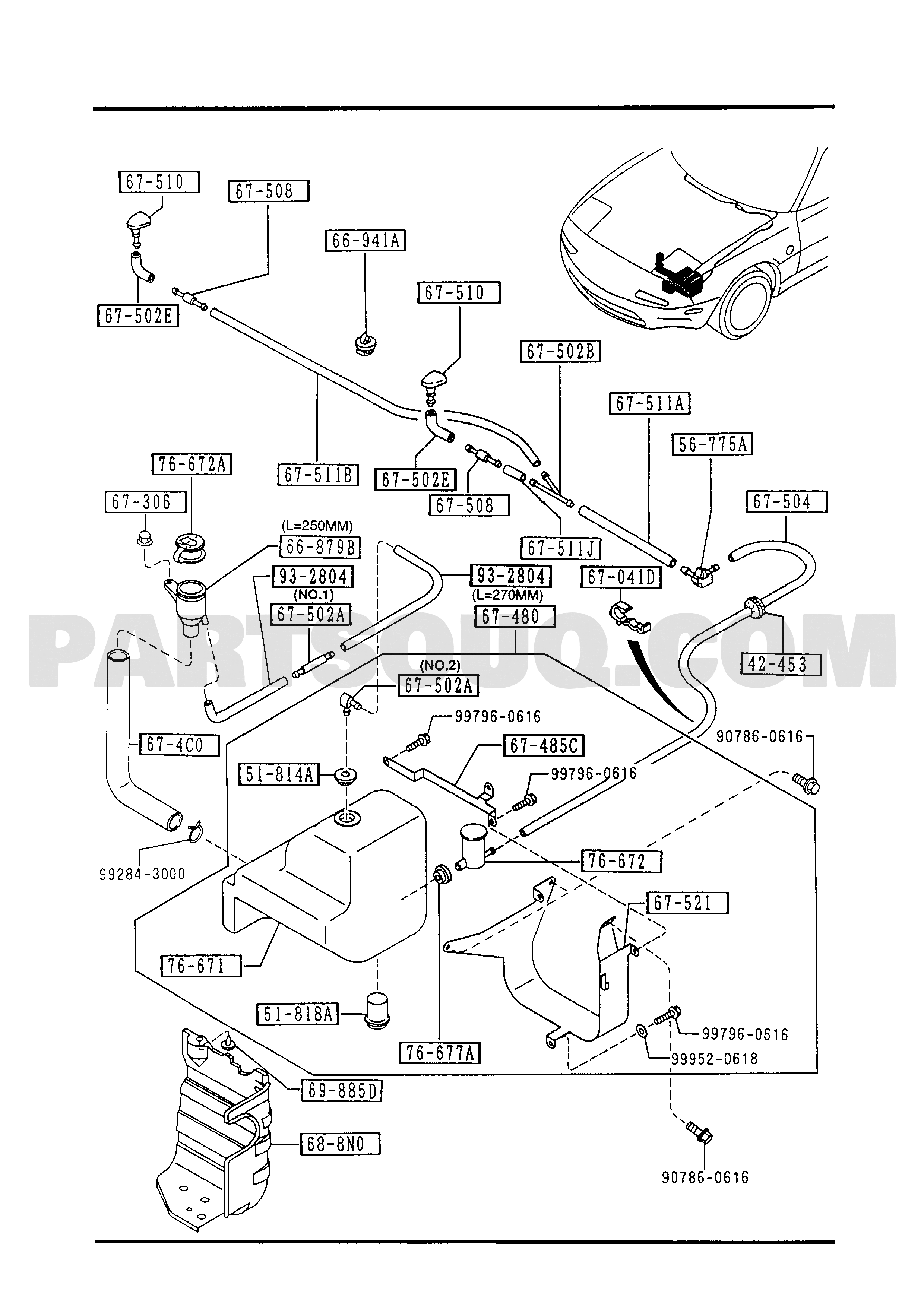 bページ GASOLINE-ENGINE 4-CYLINDER TRANSMISSIOM | Mazda MIATA 1996 AUNA05