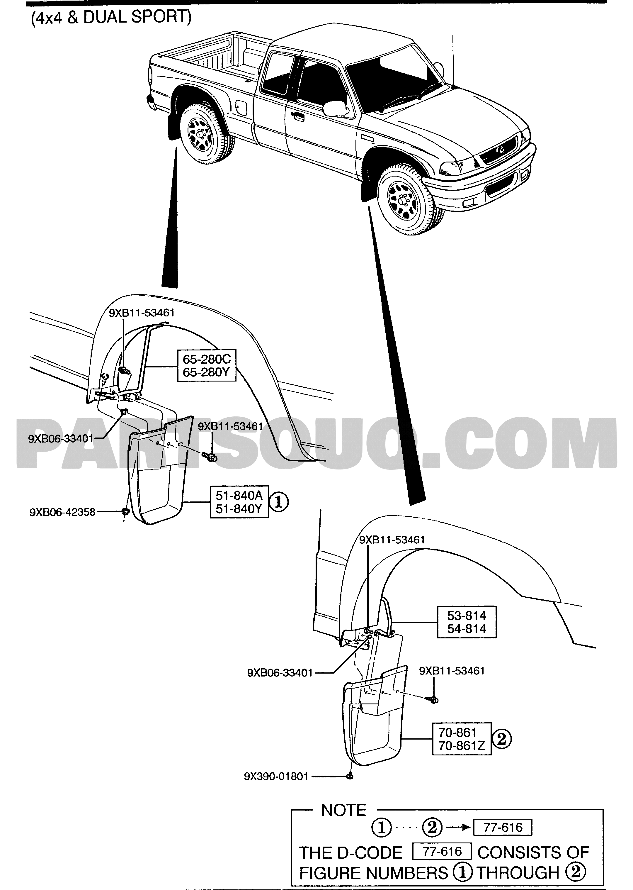 Mazda b sale series parts