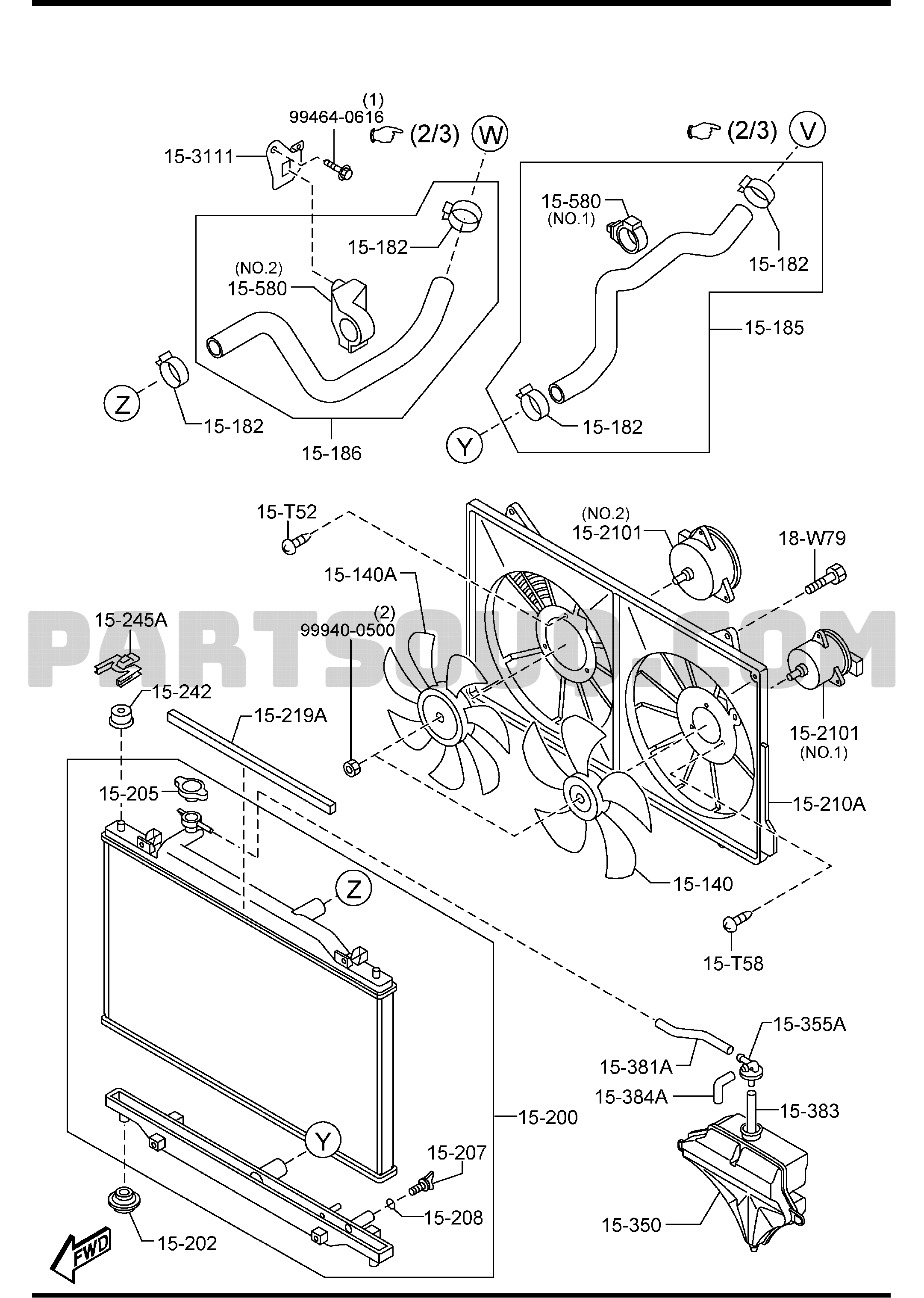 1500A - COOLING SYSTEM 01/03 | Mazda CX-5 2013 AUKS01 | Parts 