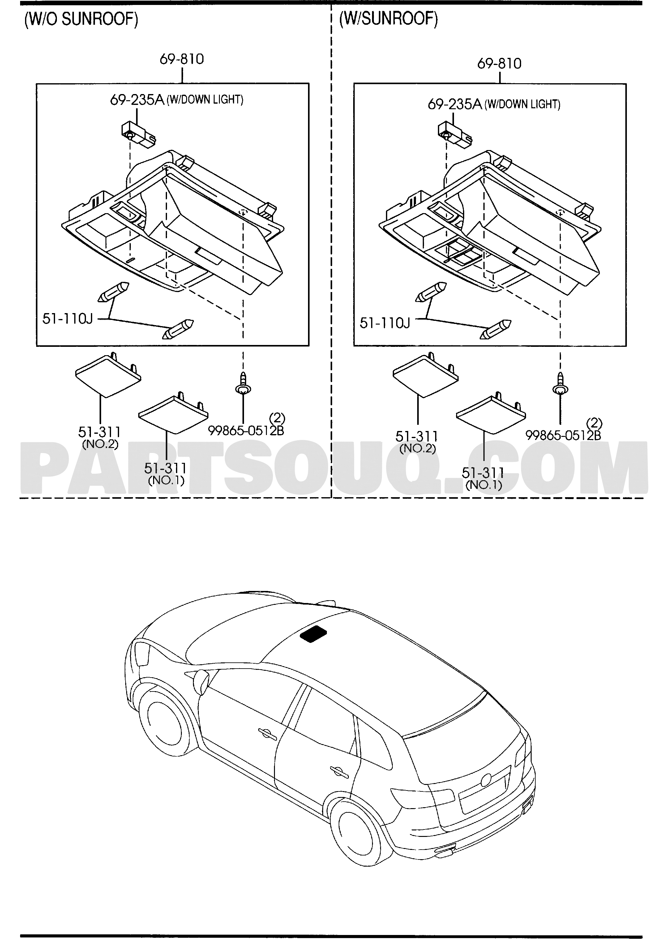BODY ELECTRONICS | Mazda CX-9 2008 AUTV01 | Parts Catalogs | PartSouq