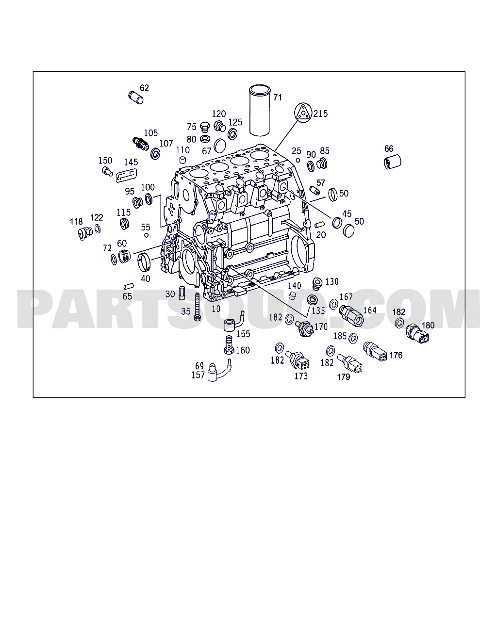 CYLINDER CRANKCASE,COVER,GASKET KIT | Mercedes-Benz VARIO 812D/814D/815D  Standard, Japan 670.353 | Parts Catalogs | PartSouq