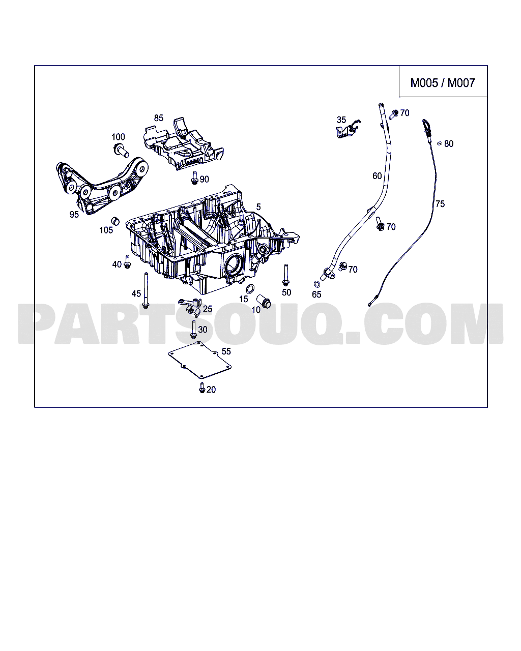 ENGINE HOUSING | Mercedes-Benz C 220 BLUETEC / D 4MATIC Standard, North  America, Japan 205.205 | Parts Catalogs | PartSouq