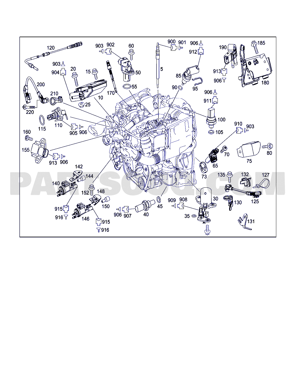 ENGINE ELECTRICAL EQUIPMENT | Mercedes-Benz S 350 BLUETEC/D 4