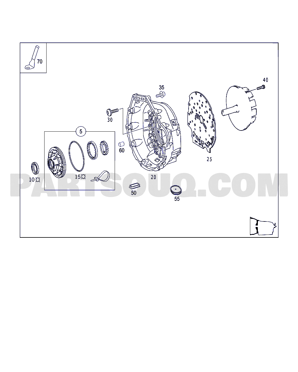 722.6 MERCEDES-BENZ AUT.TRANSMISSION | Mercedes-Benz 113KA/ E 4X2 3430  24.02.2011 Standard | Parts Catalogs | PartSouq