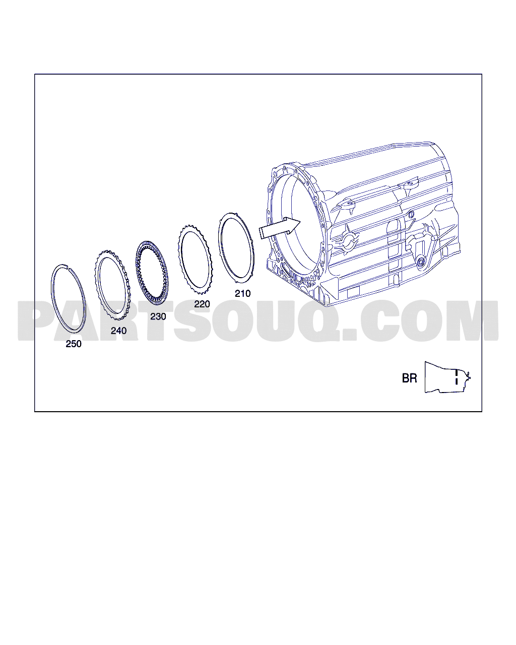 MULTIPLE DISK BRAKE B2, MULTIPLE DISK BRAKE B3, PAKING LOCK 