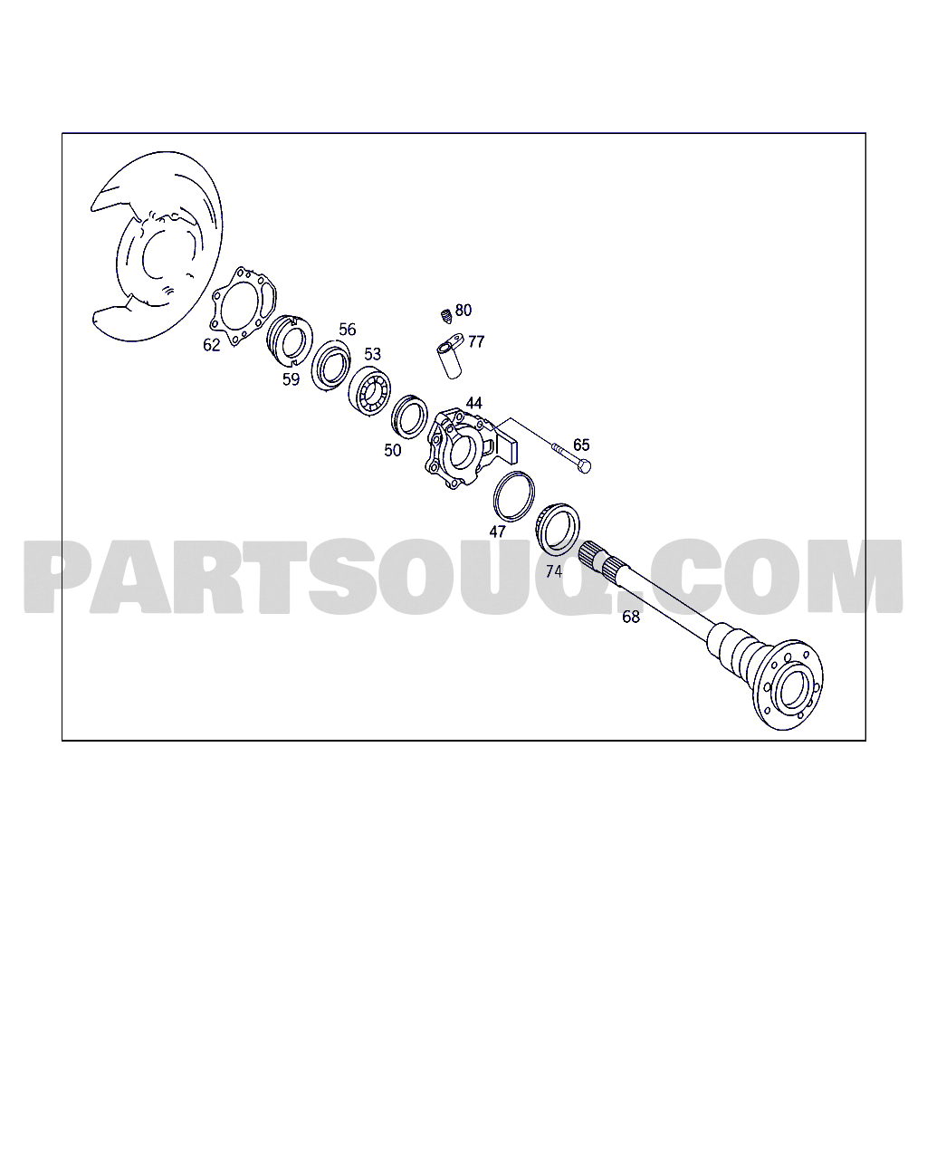 FRONT AXLE | Mercedes-Benz G 320 CDI Standard, North America